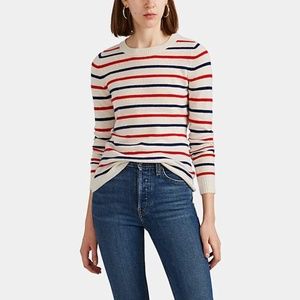 Barneys New York Women's Striped Cashmere Sweater